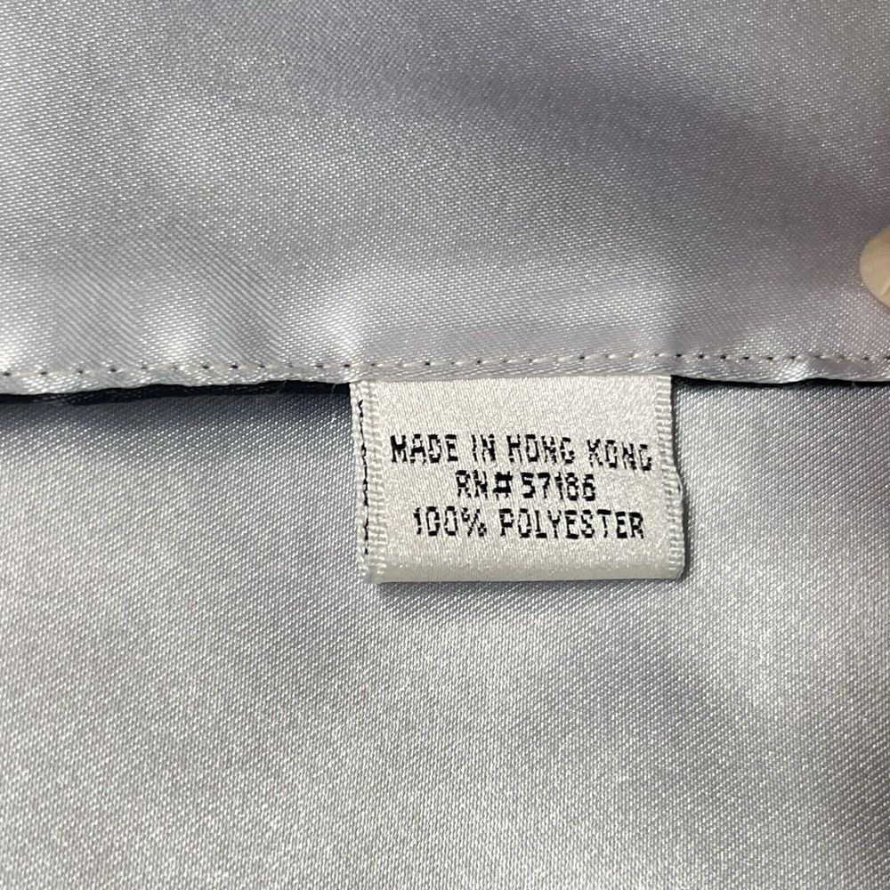 Reversible Scarf Fringe Gray And Black 38 x 12 Polyester - Picture 9 of 9